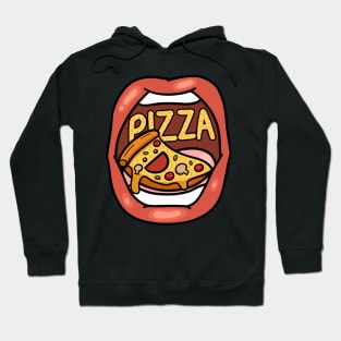 Fast Food Lover, Pizza in your mouth Hoodie